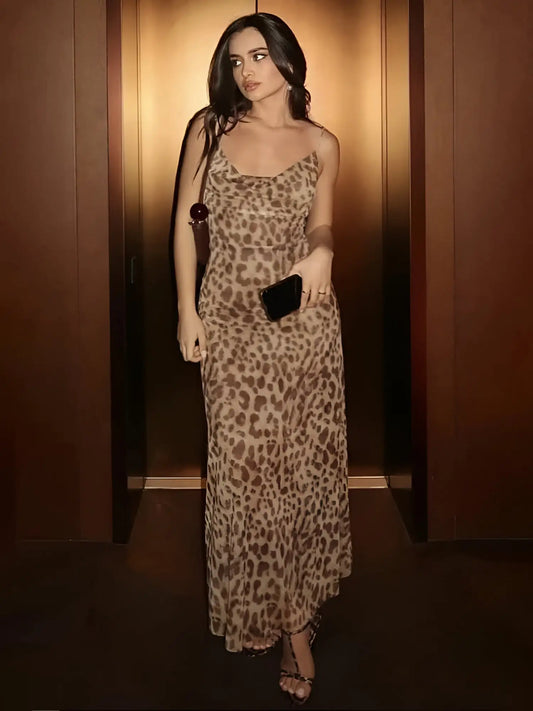 Mia Leopard Dress